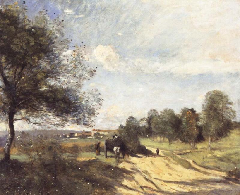 Jean Baptiste Camille  Corot THe Wagon oil painting image